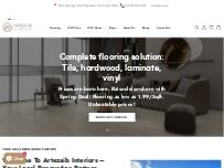 Website Screenshot Artezaib Interiors