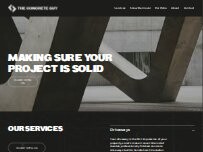 Website Screenshot The Concrete Guy