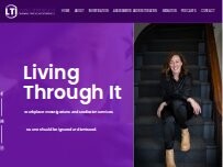 Website Screenshot Living Through It - Workplace Investigations and Mediation Services