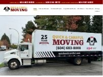 Website Screenshot Quick and Careful Moving