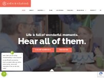 Website Screenshot Audiologie Avenir Hearing
