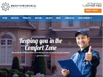 Website Screenshot Brody's Mechanical Services