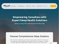Website Screenshot Resolve Sleep Health