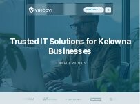 Website Screenshot VINCOVI Technology Solutions (Kelowna)