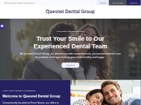Website Screenshot Quesnel Dental Group