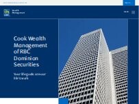 Website Screenshot Cook Wealth Management of RBC Dominion Securities Inc.