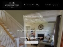 Website Screenshot M.E.B. Construction