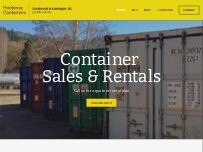 Website Screenshot Kootenay Containers