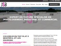 Website Screenshot Toitures J.S.B inc.