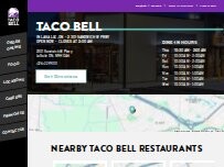 Website Screenshot Taco Bell