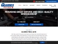 Website Screenshot Quarrie Tire & Auto