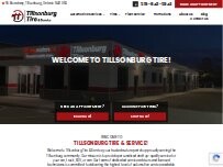 Website Screenshot Tillsonburg Tire & Service