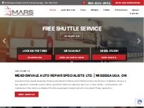 Website Screenshot Meadowvale Auto Repair