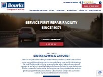 Website Screenshot Bourk's Complete Car Care