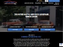 Website Screenshot Downes Automotive Ltd.