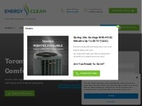 Website Screenshot Energy Clean Heating and Air Systems