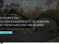 Website Screenshot Aria Solutions Maison