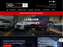 Website Screenshot Groupe Roy Auto