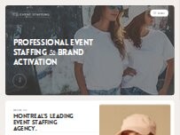 Website Screenshot VS. Event Staffing inc