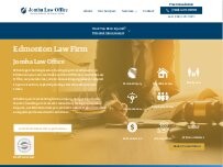 Website Screenshot Jomha Law Office