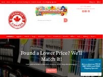 Website Screenshot PROMOSCANADA.COM