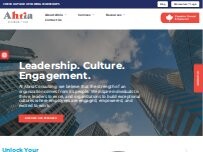 Website Screenshot Ahria Consulting