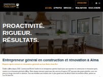 Website Screenshot Construction Michel Ouellet - GUS