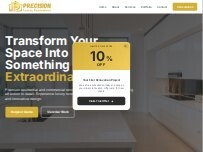 Website Screenshot Precision Luxury Renovation