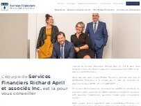 Website Screenshot Services Financiers Richard April Inc.