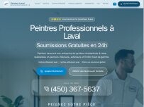 Website Screenshot Peinture Laval