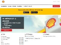 Website Screenshot Shell Recharge Charging Station