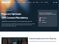 Website Screenshot Sheriff Consulting