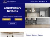 Website Screenshot Création Cucina