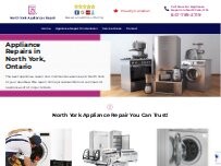 Website Screenshot SOLA Appliance Repair North York & Dryer