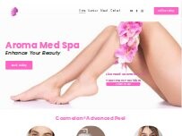 Website Screenshot Aroma Med Spa
