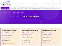 Website Screenshot MyCare+ Walk-In and Family Medical Centre