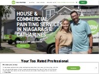 Website Screenshot WOW 1 DAY PAINTING Niagara - St.Catharines
