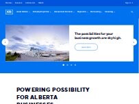Website Screenshot ATB Business Banking Centre
