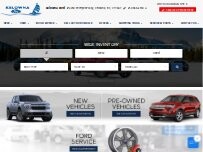 Website Screenshot Kelowna Ford Lincoln Sales
