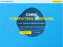 Website Screenshot Chris' Computers & Repair