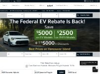 Website Screenshot Courtenay Kia