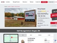 Website Screenshot Apple Self Storage