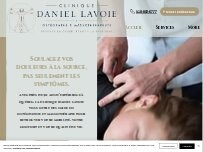 Website Screenshot Daniel Lavoie - Ostéopathe & Massothérapeute