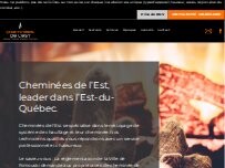 Website Screenshot Cheminées de l'Est