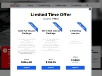 Website Screenshot Driving Skills Academy