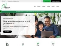 Website Screenshot Greentree Dental