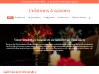 Website Screenshot Création 4 saisons