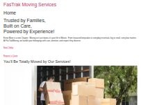 Website Screenshot Fastrak Professional Moving Services Inc.