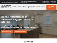 Website Screenshot Lumar Electric