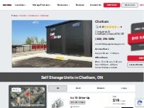 Website Screenshot Apple Self Storage